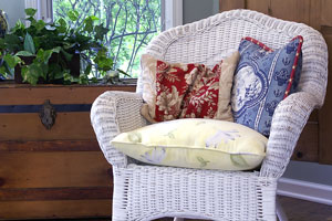 wicker chair